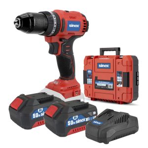 Taladro atornillador percutor a batería 50 Nm 5,0 Ah