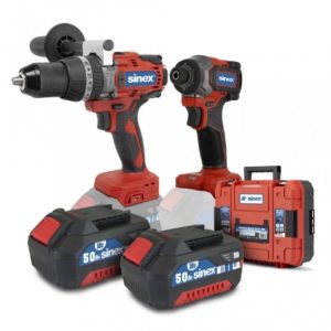 Pack Taladro atornillador percutor + Atornillador de impacto a batería