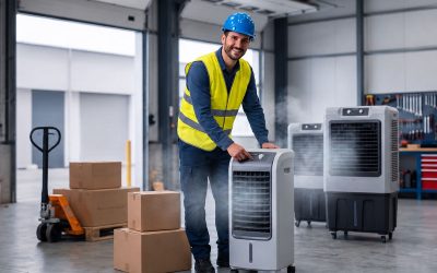 Cómo combatir el calor extremo en naves industriales y talleres mecánicos