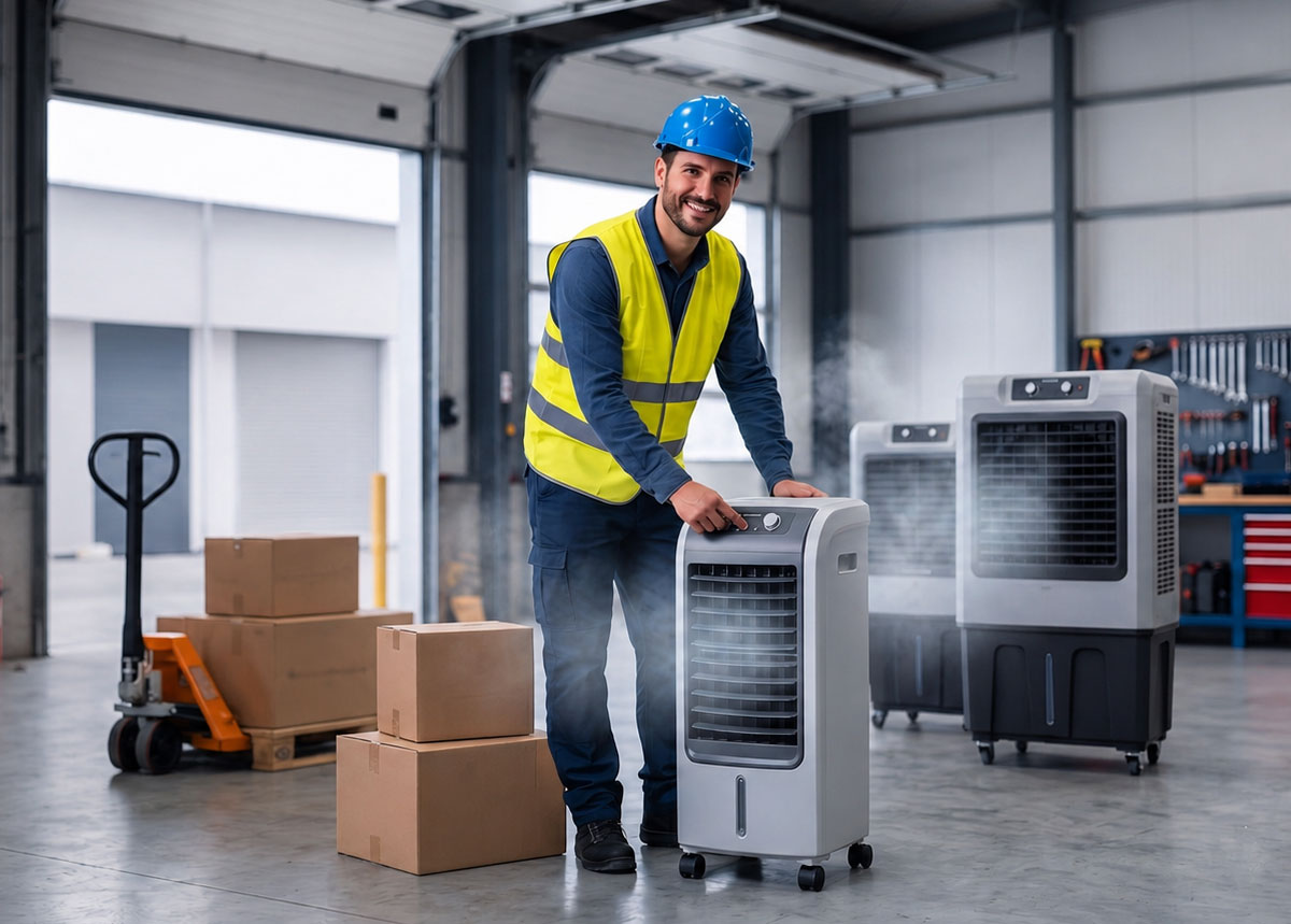 combatir el calor en naves industriales y talleres mecánicos